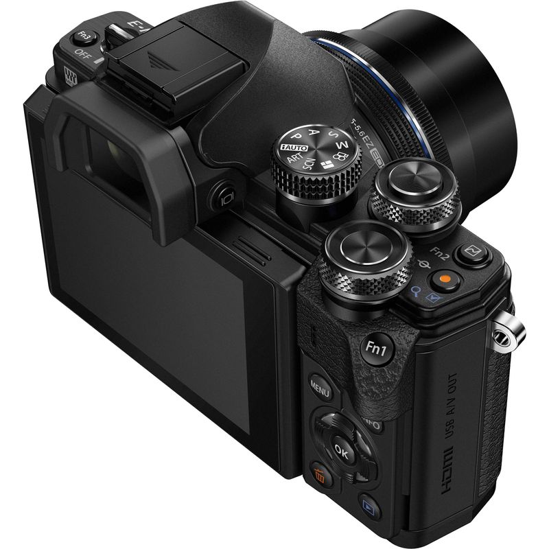 Olympus-OM-D-E-M10-Mark-II-Aparat-Foto-Mirrorless-16MP-kit-Negru--6-