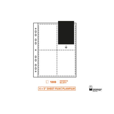 MACO Glassine Negative Sleeves for 4x5