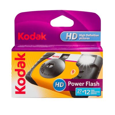 Kodak Power Flash 27+12 Aparat Foto pe Film de Unica Folosinta 35 mm Color 39 Expuneri