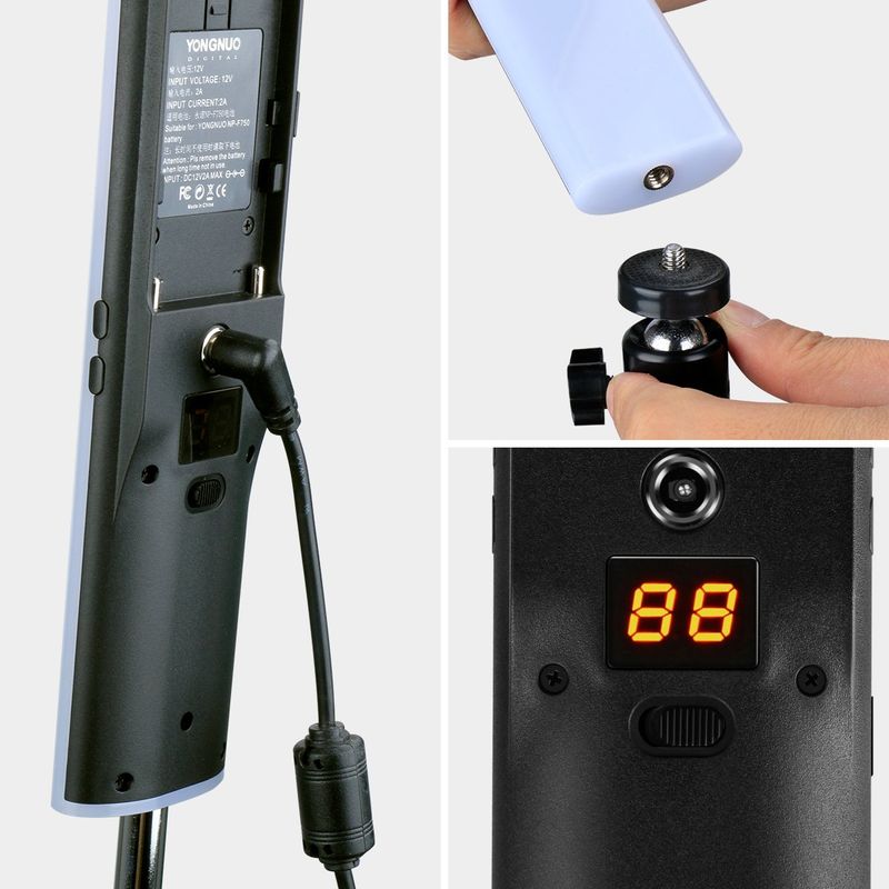 Yongnuo YN360S Lampa 148 LEDuri CRI 95 Bicolora 32005500K F64.ro