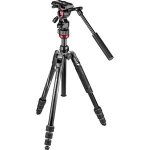 Manfrotto Befree Advanced Live Trepied cu Twist Locks si Cap Video