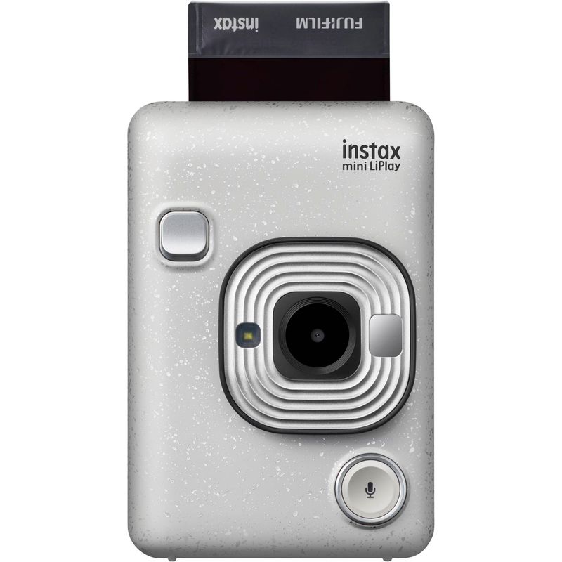 Fujifilm-Instax-Mini-LiPlay-Aparat-Foto-Instant-Hibrid-Stone-White