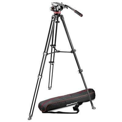 Manfrotto MVK502AM -  Kit video telescopic twin legs (MVA502A  + MVT502AM)