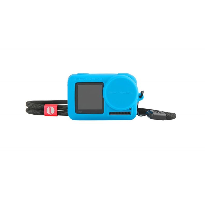 Pgytech-Husa-Protectie-Silicon-pentru-Osmo-Action-Albastru