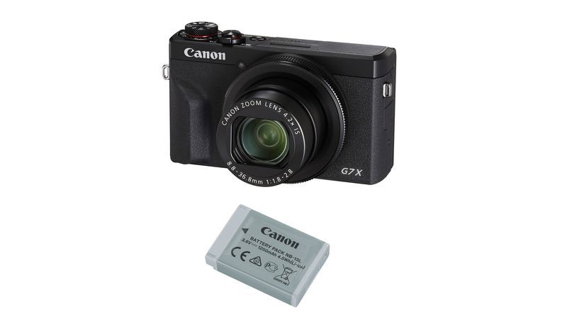 Canon PowerShot G7 X Mark III Kit cu Acumulator Negru - F64.ro