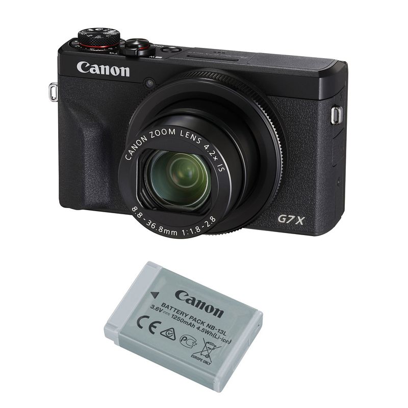 Canon-PowerShot-G7-X-Mark-III-Kit-cu-Acumulator-Negru