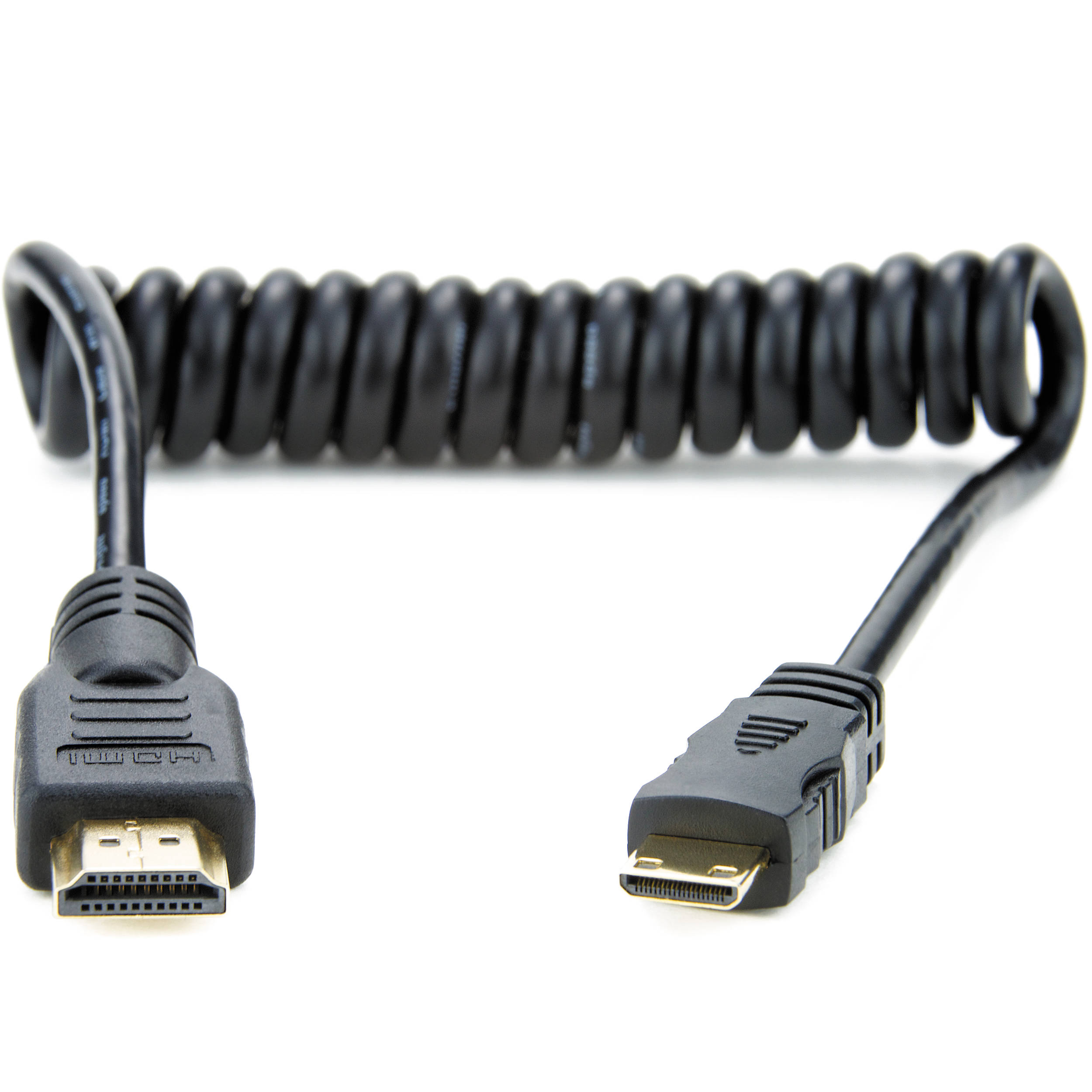 motif Formation invention Atomos cablu HDMI Mini-Mare 30cm Spiralat - F64.ro - F64.ro