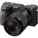 Sony Alpha A6600 Aparat Foto Mirrorless Kit cu Obiectiv 18-135mm 24.2 MP 4K Negru