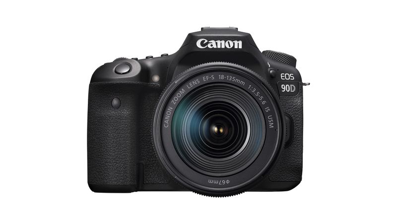 Canon EOS 90D Aparat Foto DSLR 32.5MP 4K Kit cu Obiectiv 18-135mm