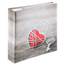 Hama Rustico Memo Album 200 Fotografii 10x15 cm Metal Heart