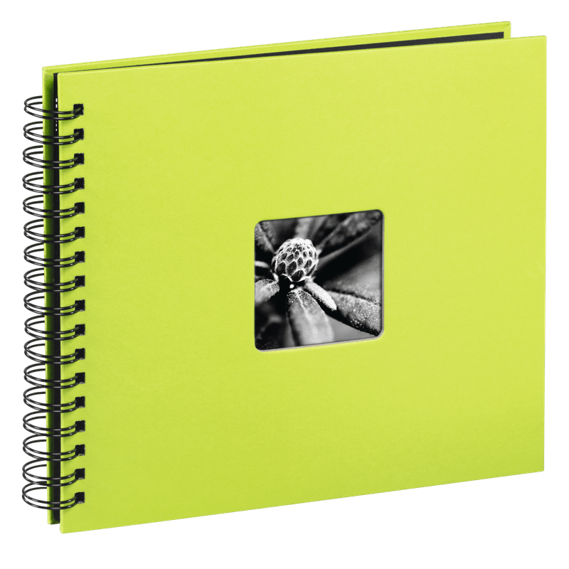 Hama-Fine-Art-Album-Foto-cu-Spirala-50-Pagini-Negre-28-x-24cm--Green-Kiwi