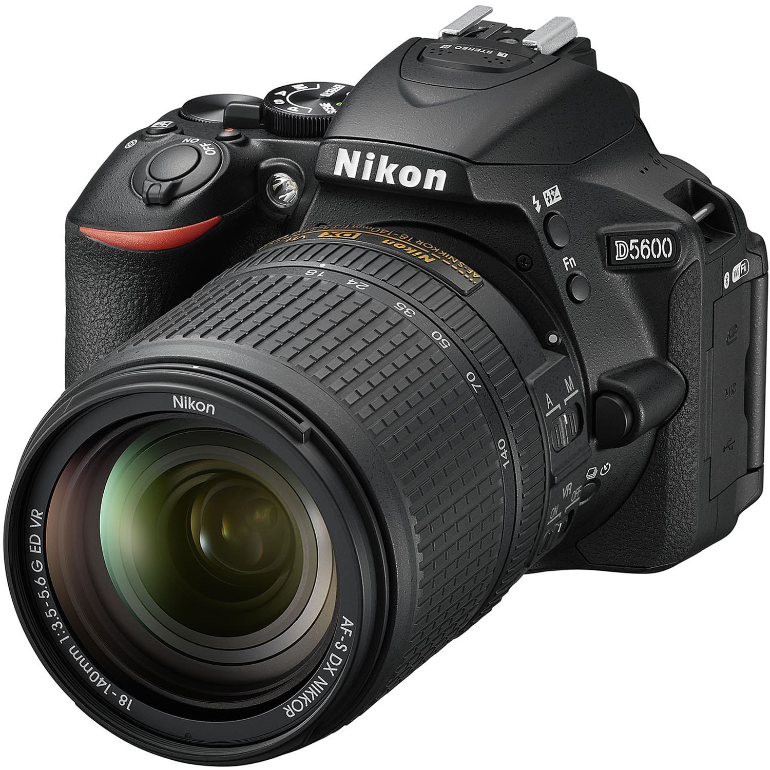 Complaint Sinis Mantle Nikon D5600 Aparat Foto DSLR 24.2MP CMOS Kit cu Obiectiv AF-S 18-140mm VR  Negru - F64.ro