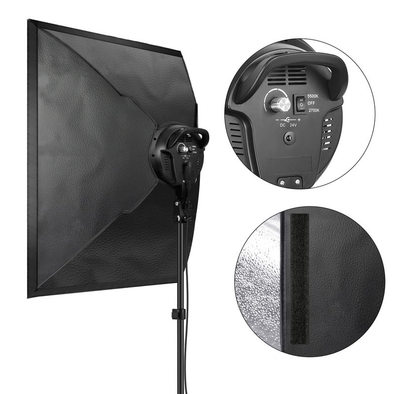 Fancier-LED-SLH4A--Kit-2-Lampi-LED-Bicolore-2700K-5500K---2-Softboxuri---2-Stative.4