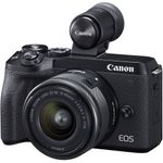 CanonEOSM6MKIIAparatFotoMirrorless325MP4KKitcuObiectivEFM1545mmf3563ISsiEVFDC2