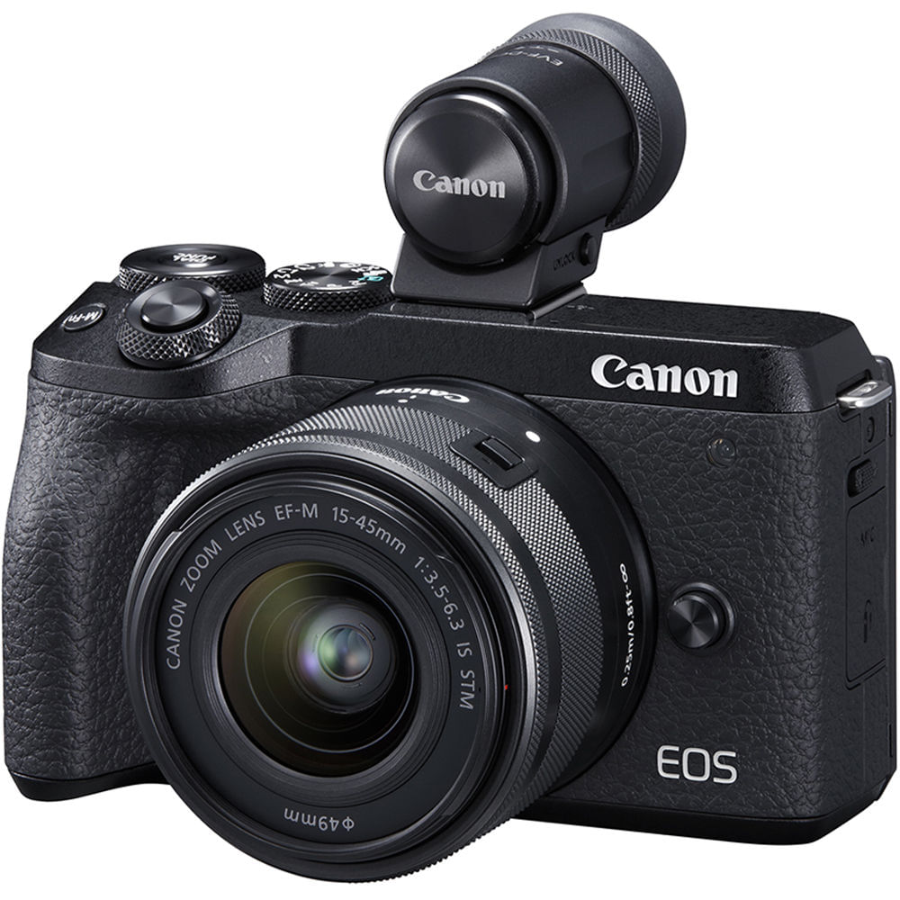 Canon　M6 Canon EOS M6 MK II Aparat Foto Mirrorless 32.5MP 4K Kit cu