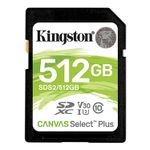 Kingston Canvas Select Plus Card SDXC 512GB Class 10
