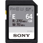 Sony Seria SF-E Card de Memorie SD 64GB UHS-II Class 10 V30