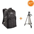 Kit Fancier Kingkong I 40 WB-9065 - Rucsac Foto + Fancier WT3710 Trepied Traveller + husa Black/Negru