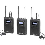 Boya BY-WM8 PRO-K2 Linie Wireless UHF cu Microfon Lavaliera (TX+TX+RX)