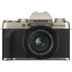 FujifilmXT200AparatFotoMirrorless242MPKitcuObiectiv1545mmChampagneGold