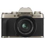 Fujifilm-X-T200-Aparat-Foto-Mirrorless-24.2-MP-Kit-cu-Obiectiv-15-45mm-Champagne-Gold