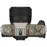 FujifilmXT200AparatFotoMirrorless242MPKitcuObiectiv1545mmChampagneGold