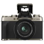 FujifilmXT200AparatFotoMirrorless242MPKitcuObiectiv1545mmChampagneGold