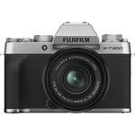FujifilmXT200AparatFotoMirrorless242MPKitcuObiectiv1545mmSilver