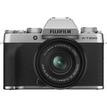 Fujifilm X-T200 Aparat Foto Mirrorless 24.2 MP Kit cu Obiectiv 15-45mm Silver
