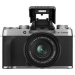 FujifilmXT200AparatFotoMirrorless242MPKitcuObiectiv1545mmSilver