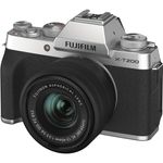 FujifilmXT200AparatFotoMirrorless242MPKitcuObiectiv1545mmSilver