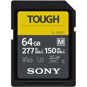 Sony Tough SF-M Card Memorie SD 64GB UHS-II  Class 10 U3 R277/W150