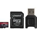 Kingston Canvas React Plus Card MicroSD 256GB UHS-II + Adaptor + Cititor de Carduri MobileLite Plus