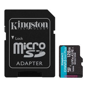 Kingston Canvas Go! Plus Card MicroSDXC 128GB U3 V30 + AdaptorSD