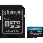 Kingston Canvas Go! Plus Card MicroSD 512GB U3 V30 + Adaptor