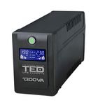 TEDUPSExpert1300VA750WLineInteractivecuStabilizator4IesiriSchukosiDisplayLCD