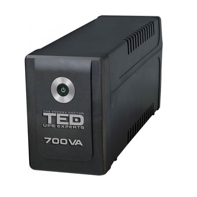 TED Electric UPS  700VA / 400W Line Interactive cu 2 Iesiri Schuko