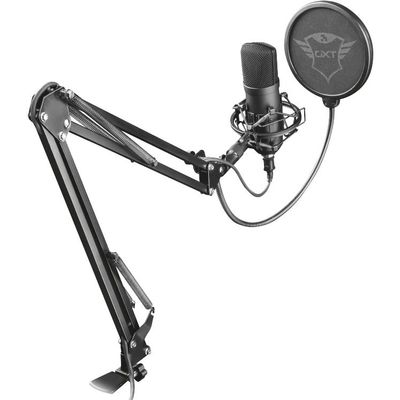 Trust GXT 252 Emita Plus Microfon Streaming USB cu Brat Articulat