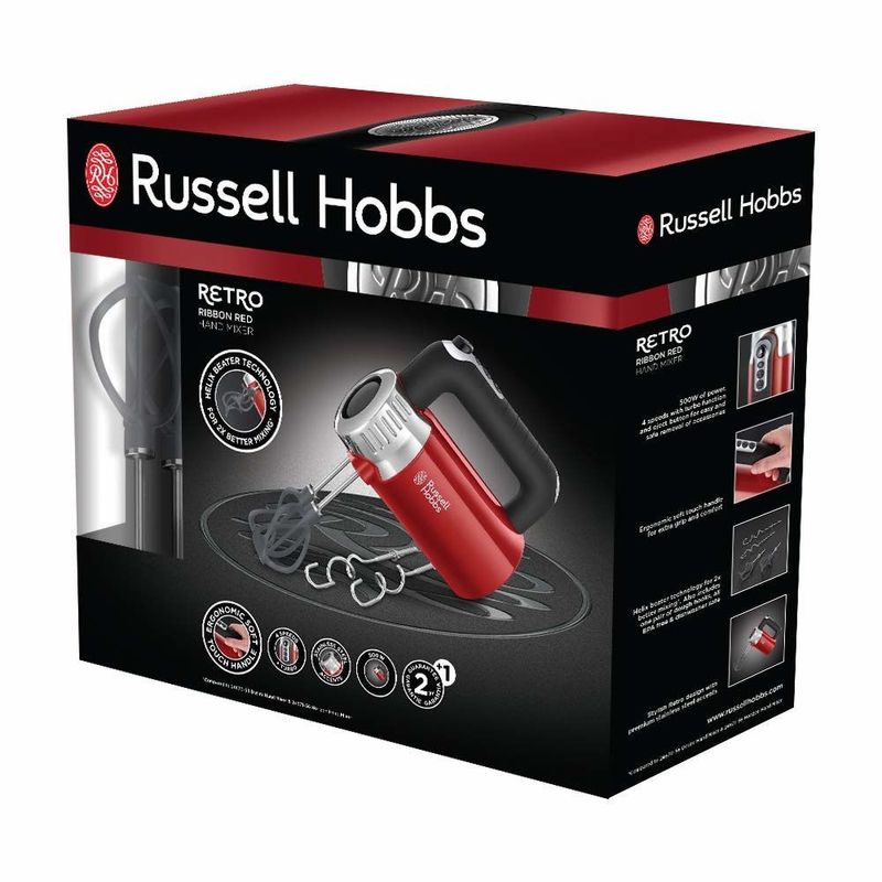 RussellHobbs2520056RetroRibbonRedMixerdeMana