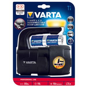 Varta Indestructibila BL20 18750  Lanterna LED Rezistenta sporita Neagra
