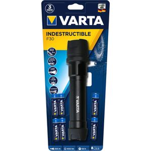 Varta 18704 F30 Lanterna LED Rezistenta Sporita 450 lm Neagra