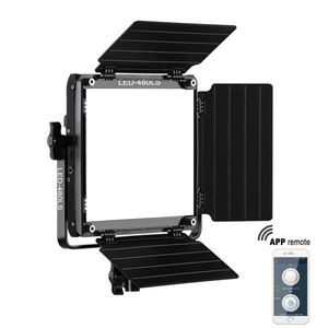 GVM 480LS Bi-Color LED Studio Video Light Panel Kit cu Smart WiFi Mobile App Control