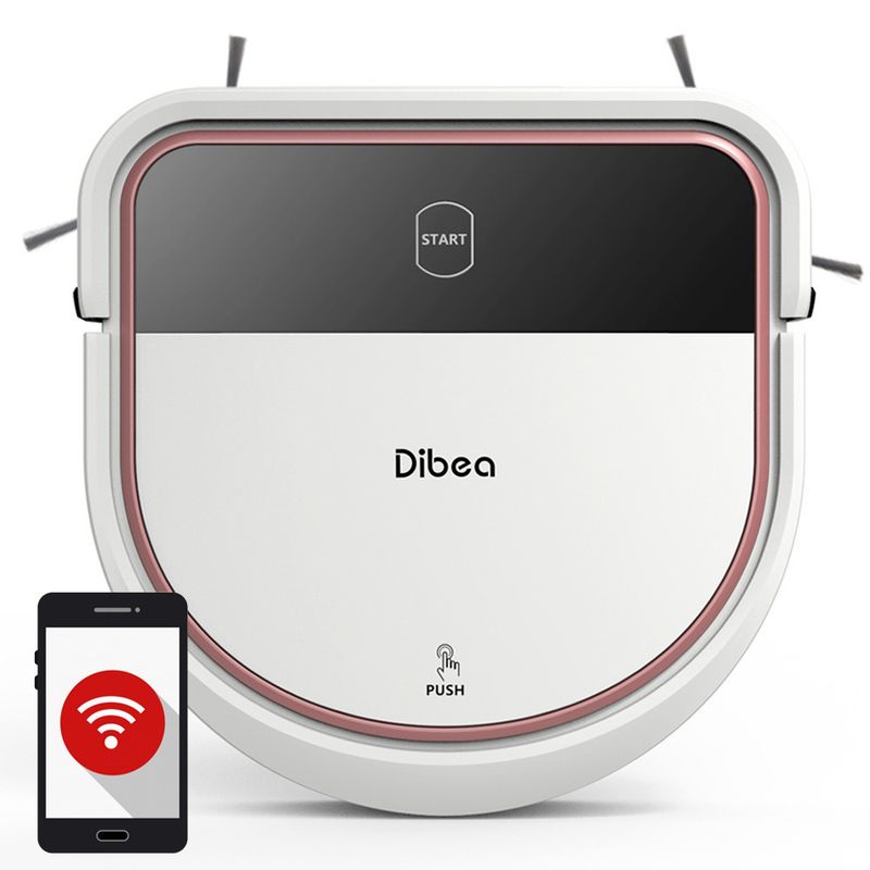 DibeaD500AspiratorRobotProgramareAplicatieMobilaCalculareCaleWIFI