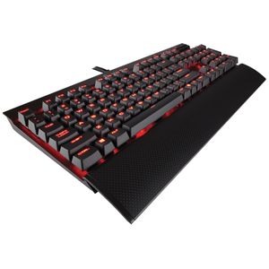 Corsair K70 Rapidfire Tastatura Mecanica Gaming Iluminare rosu Switch MX Speed Negru