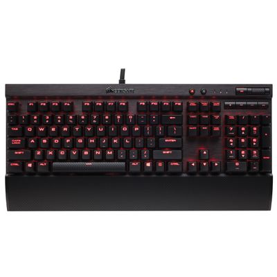 Corsair K70 Rapidfire Tastatura Mecanica Gaming Iluminare rosu Switch MX Speed Negru