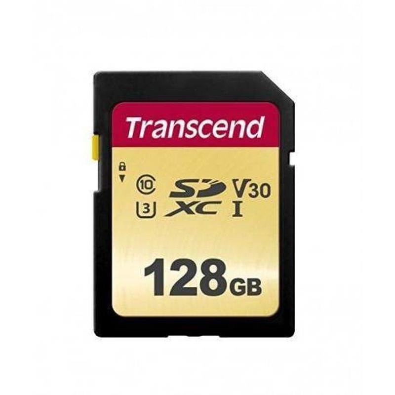 Transcend-SDC500S-Card-de-Memorie-SDXC-128GB-CL10-UHS-I-U3-95MBS