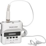 Tascam DR-10L Recorder Audio cu Microfon Lavaliera Omnidirectional Alb