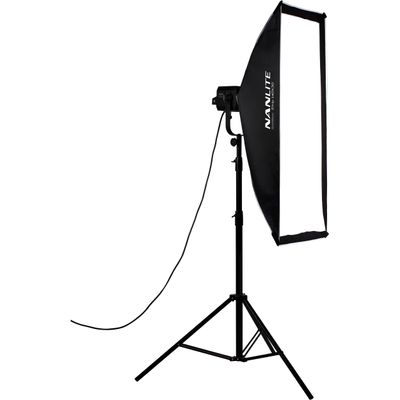 NanLite Asimetric Stripbank Softbox cu Montura Bowens 45 x 110 cm