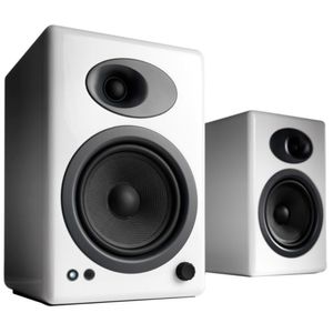 Audioengine A5+ Boxe Amplificate Wireless cu Bluetooth Alb