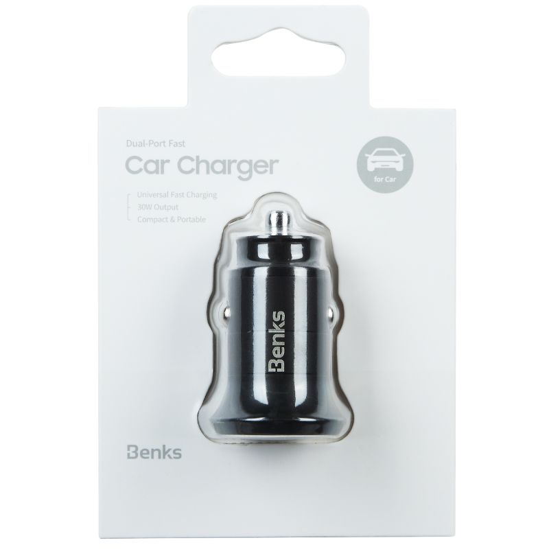 Benks-C29-PD-30W-Incarcator-Auto-Dual-Port-Negru--4-